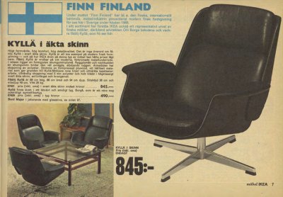 Zoom bild av från IKEA katalogen 1967